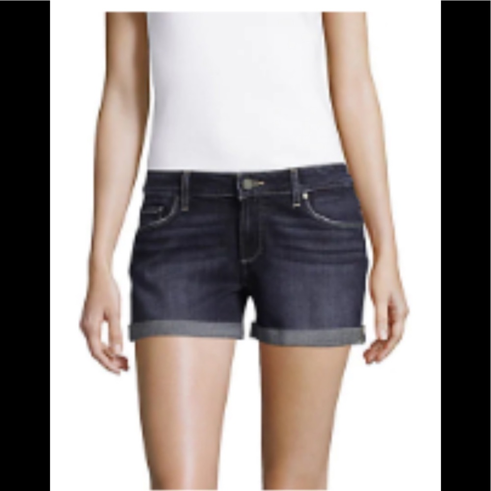 Paige Denim Jimmy Jimmy Cut Off Denim Shorts
